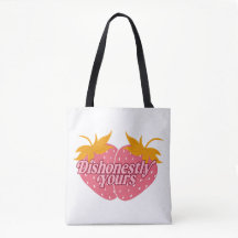 Dishonestly Yours Strawberries par Haley - Sac fou