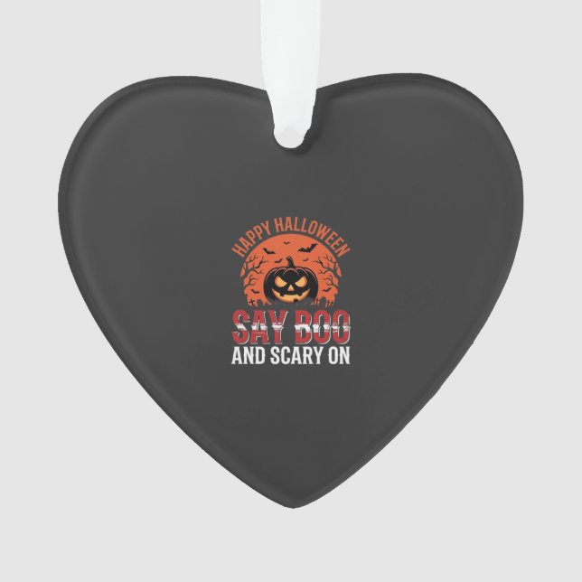 Disons Boo Citrouille de Halloween Design_1 (devant)