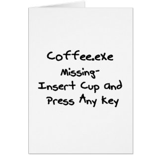 Disparus de Coffee.exe - humour nerd d'humeur de