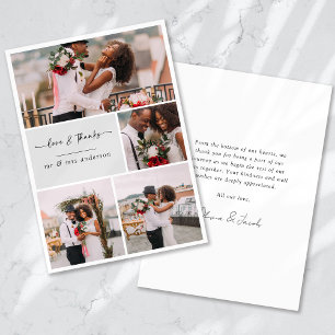[Disponible en ligne] Photo Mariage Merci Cartes