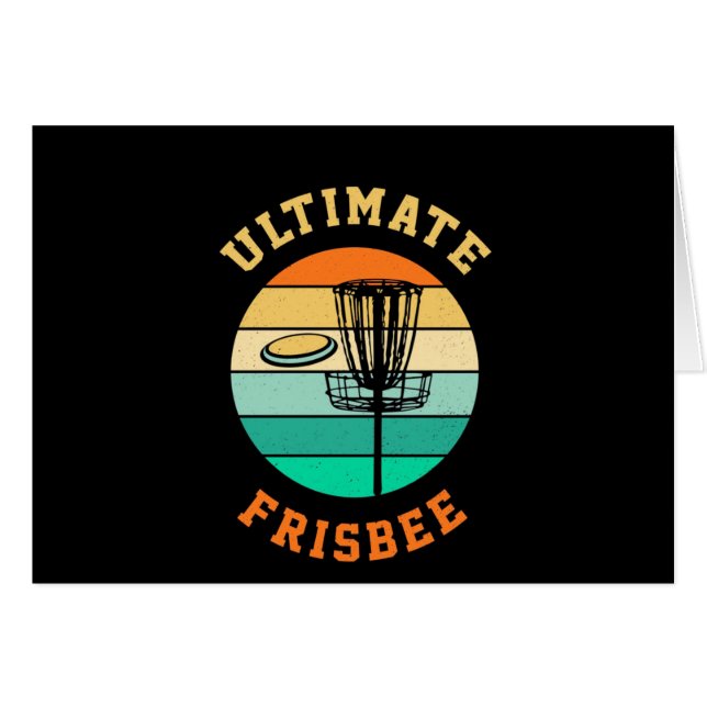 Disque Golf Ultimate Frisbee (Devant horizontal)