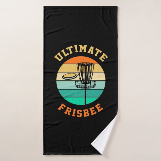 Disque Golf Ultimate Frisbee (Serviette de bain)