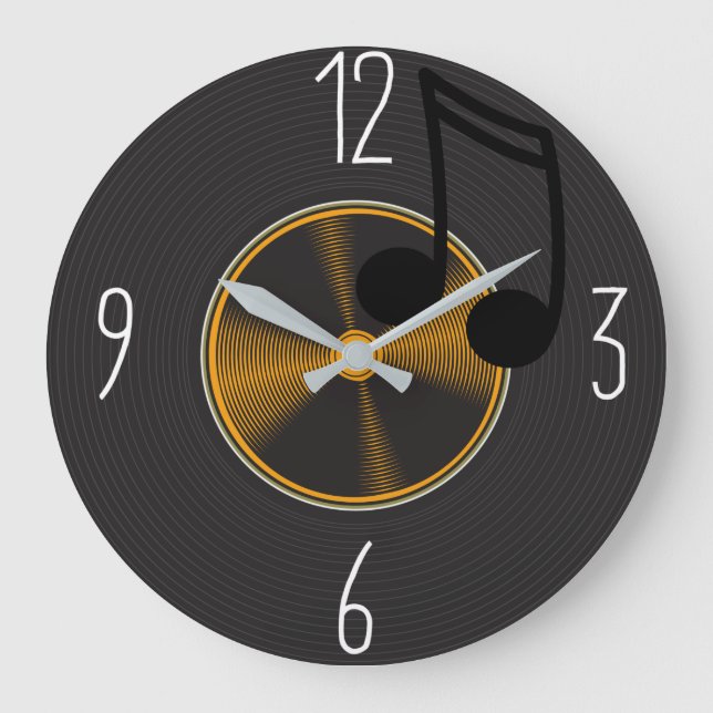 Disque musical grand horloge (Recto)