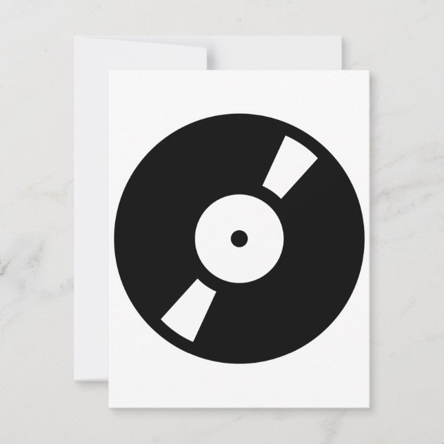 disque vinyle rétro (Devant)