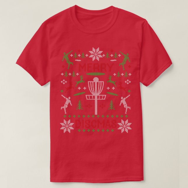 Disques Joyeux Disque Golf Vilain Sweat de Noël Di (Design devant)