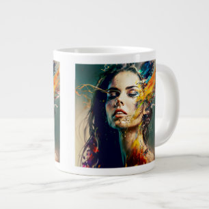 Dissoler la femme Jumbo Mug