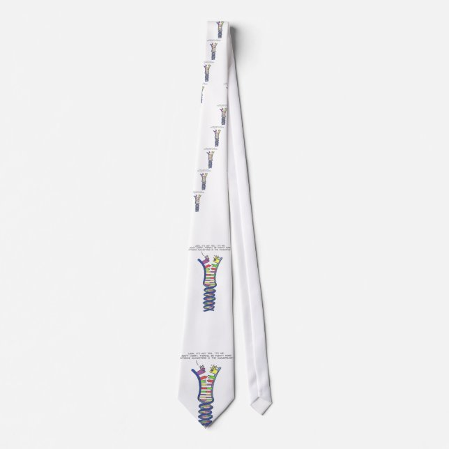 Dissolution d'ADN - cravate (Devant)