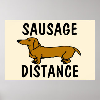 Distance de la saucisse, Poster