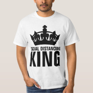 DISTANCEMENT SOCIAL KING dad T-SHIRTS