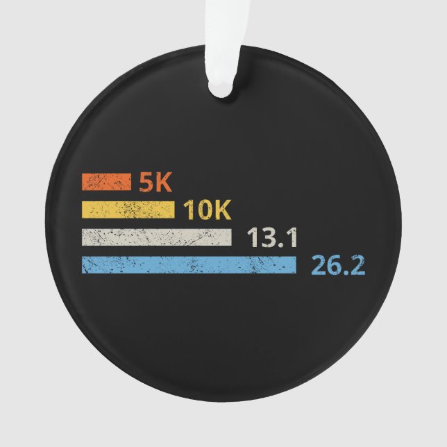 Distances de course I - 5K 10K 13,1 26,2 Marathoni (devant)