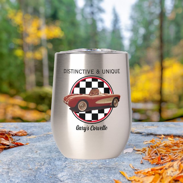 Distinct & Unique, My Corvette Wine Tumbler (Créateur téléchargé)