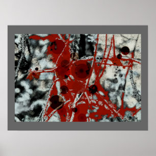 Distorsion harmonique - Poster Abstrait