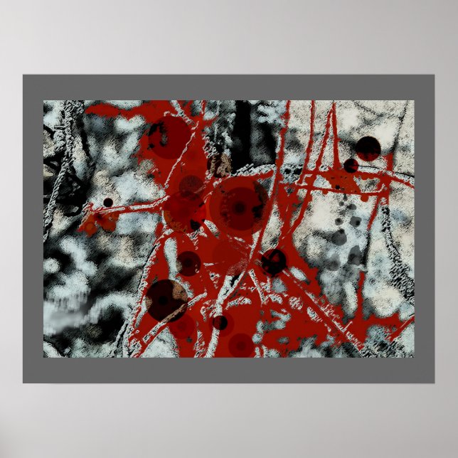 Distorsion harmonique - Poster Abstrait (Devant)