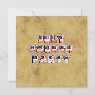 Distressé le 4 juillet, Invitation du Parti de l'I