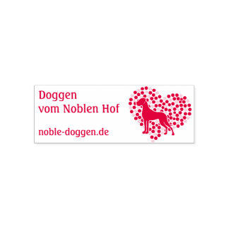 Distributeur de tampons Dogue avec tampon encreur