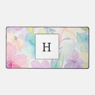 Distributeur d'eau élégant Fleurs Monogrammées