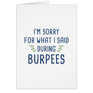 Dit pendant le Burpees