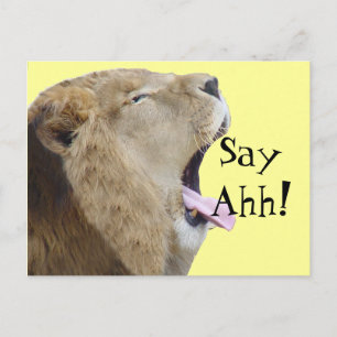 Dites Ahh ! Cartes postales du patient