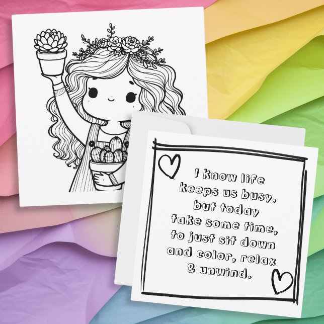 Dites avec cette jolie couleur à thème Plante (Créateur téléchargé)