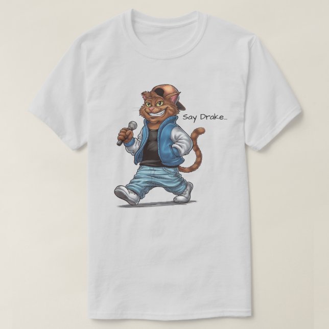 Dites Drake Catty T-Shirt (Design devant)