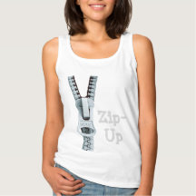 Dites-le avec son T-shirt Zip-Up White Grey Par Za