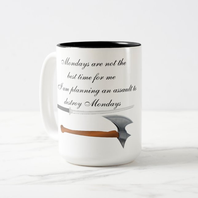 Dites NON à la Mug de lundi (Devant gauche)