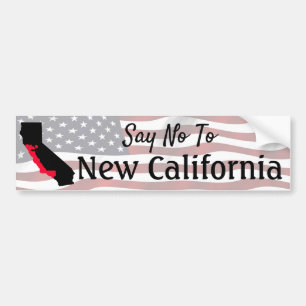 Dites Non Au Nouveau Sticker De Bumper En Californ