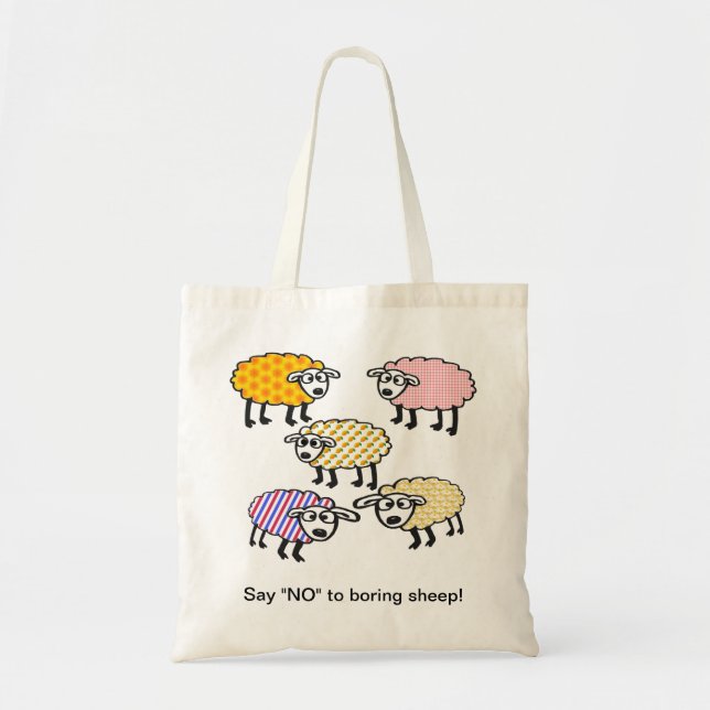 Dites "NON" au sac ennuyeux de moutons (Devant)