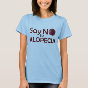 Dites non au T-shirt d'alopécie
