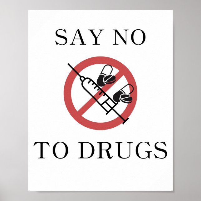 Dites Non Aux Posters De Drogues (Devant)
