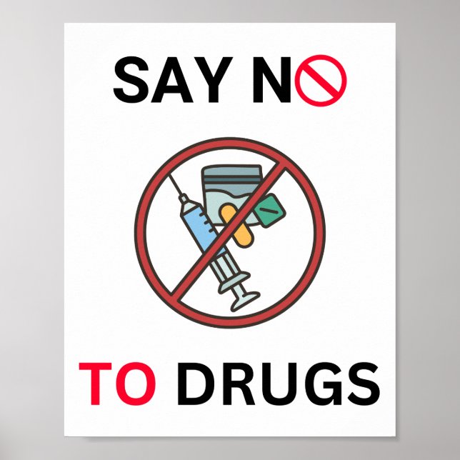 Dites Non Aux Posters De Drogues (Devant)