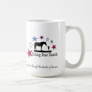 Dites une tasse châtrante de logo de RSR
