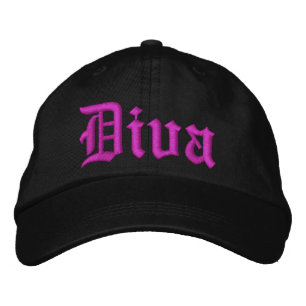 Diva Black avec Casquette Dames Rose Chaud