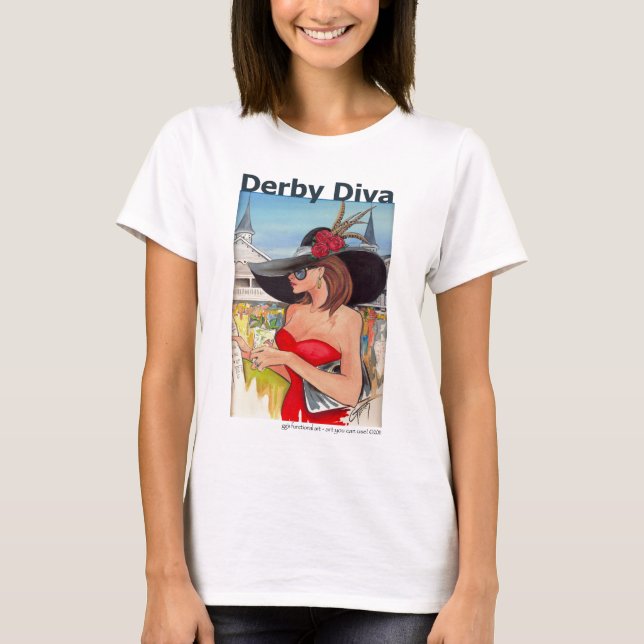 Diva de Kentucky Derby - bébé - T-shirt de poupée (Devant)