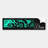Diva Designer Name II Bumper Sticker
