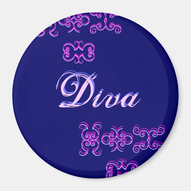 Diva Designer Nom I Magnet (Devant)