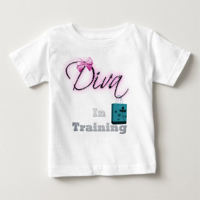 Diva En Formation T-Shirt Bébé (Devant)