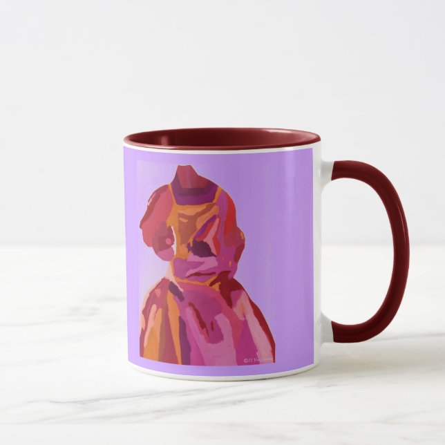 Diva Fashionista Autumn Reds Mug (Droite)