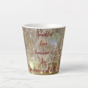 DIVA Life Sparkles heureux Anniversaire Latte Mug