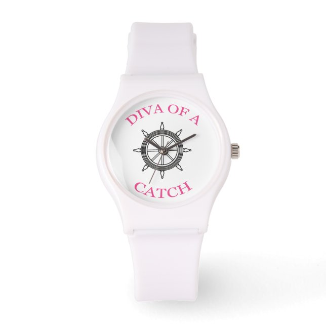 "Diva of a Catch" montre à poignet nautique (Recto)