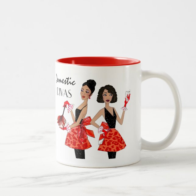 Divas domestiques Mug / Divas afro-américaines (Droit)