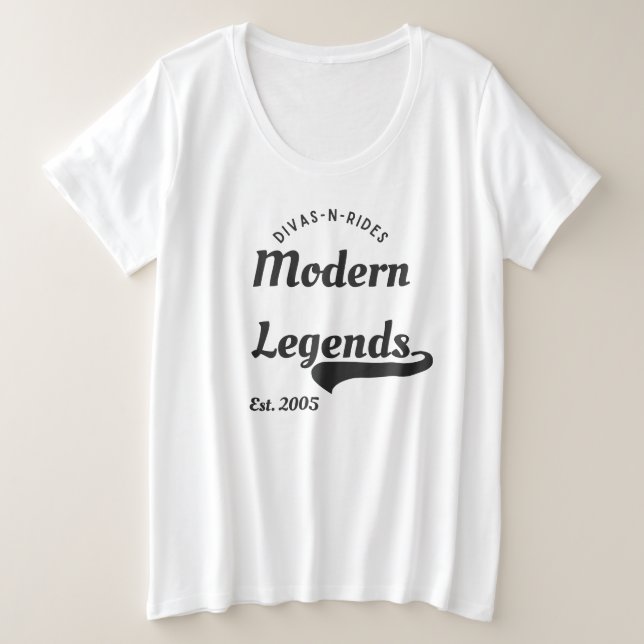 Divas-N-Rides Modern Legends Une-Pièce (Design devant)