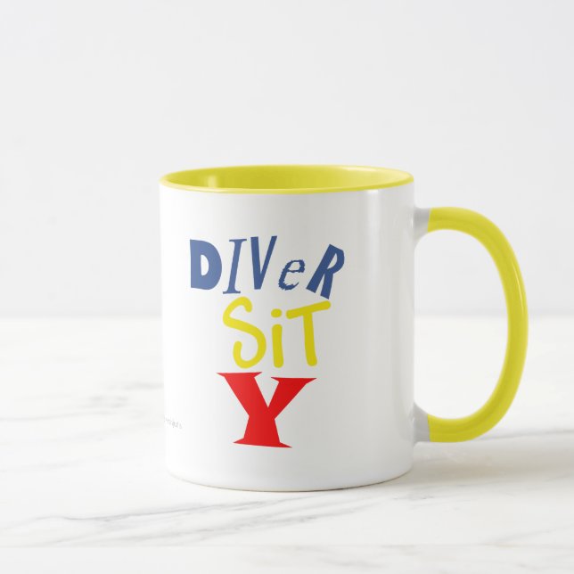 Diver Sit Y Mug (deux images) (Droite)