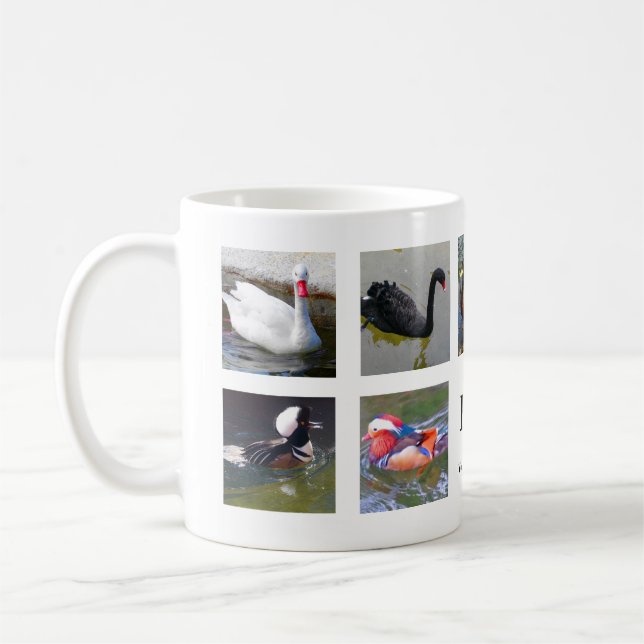 Divers oiseaux Collage #1 Mug (Gauche)