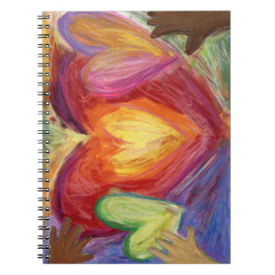 Diversité Coeurs Mains Amour Art Journal Carnet