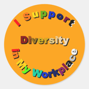 Diversité de soutien dans mes autocollants de lie
