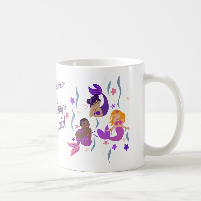 Diversité des sirènes Mug personnalisé + nationali (Droite)