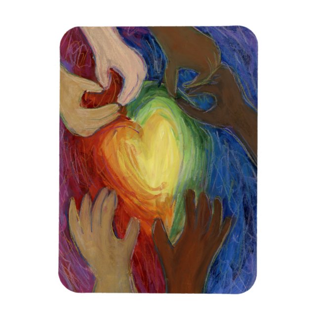 Diversité, équité et inclusion (DEI) Fridge Magnet (Vertical)