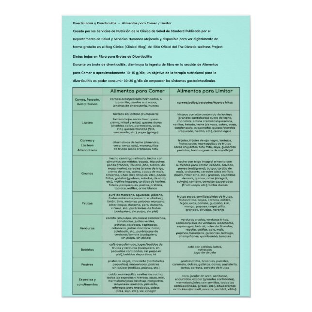 Diverticulite & Diverticulose - Affiche espagnole (Devant)