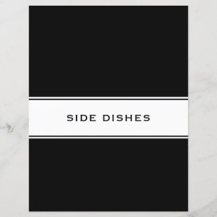 Divider chapitre livre de recettes Plats Côtés